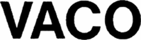 VACO trademark