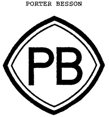 PORTER BESSON PB trademark