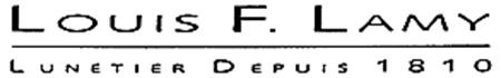 LOUIS F. LAMY Lunetier Depuis 1810 trademark