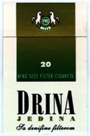 20 KING SIZE FILTER CIGARETA DRINA JEDINA Sa denifine filterom trademark