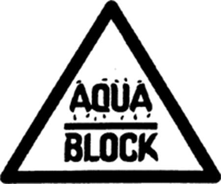 AQUA BLOCK trademark