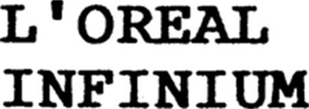 L'OREAL INFINIUM trademark