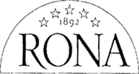 1892 RONA trademark