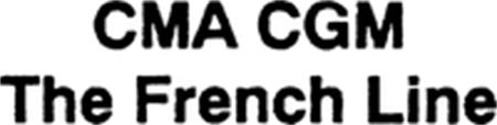 CMA CGM The French Line trademark