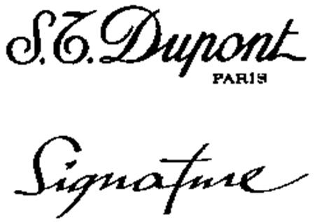 S.T. Dupont PARIS Signature trademark