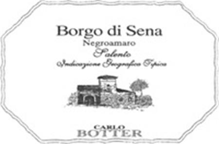 Borgo di Sena Negroamaro Salento CARLO BOTTER trademark