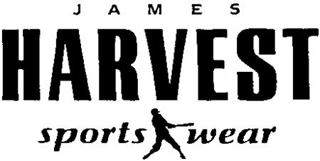 JAMES HARVEST sports wear trademark