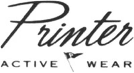 Printer ACTIVE WEAR trademark