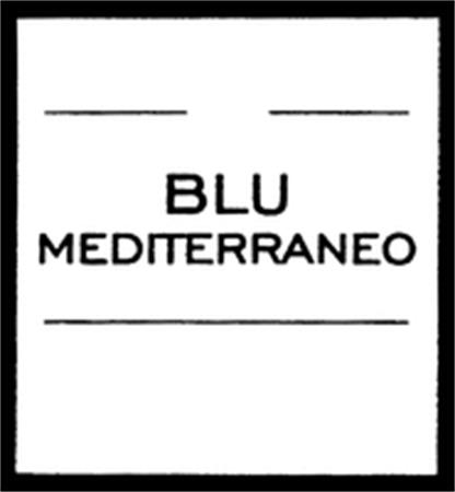 BLU MEDITERRANEO trademark