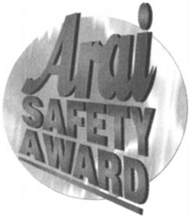 Arai SAFETY AWARD trademark