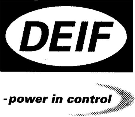 DEIF power in control trademark