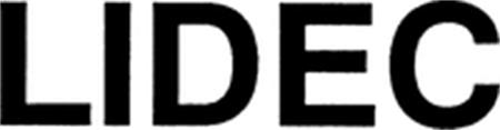 LIDEC trademark