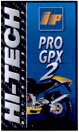 HI-TECH MOTORBIKE OILS PRO GPX 2 trademark