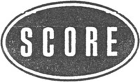 SCORE trademark