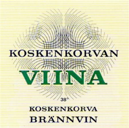 KOSKENKORVAN VIINA 38° KOSKENKORVA BRÄNNVIN trademark