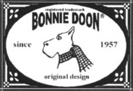 BONNIE DOON since 1957 original design trademark