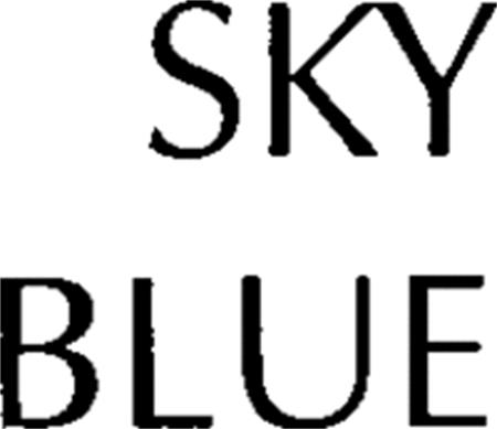 SKY BLUE trademark