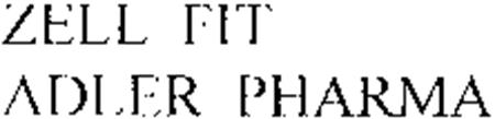 ZELL FIT ADLER PHARMA trademark