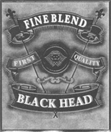 FINE BLEND FIRST QUALITY BLACK HEAD trademark