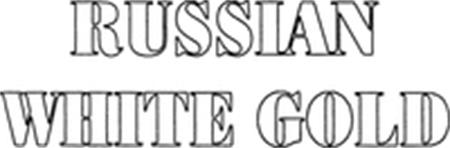 RUSSIAN WHITE GOLD trademark