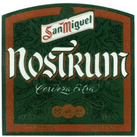 San Miguel NOSTRUM Cerveza Extra trademark