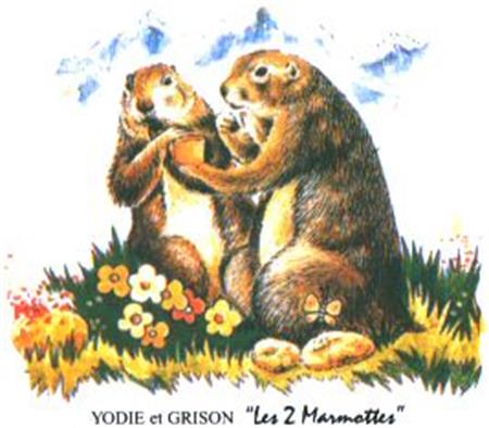 YODIE et GRISON "Les 2 Marmottes" trademark