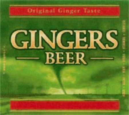 GINGERS BEER trademark