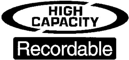 HIGH CAPACITY Recordable trademark