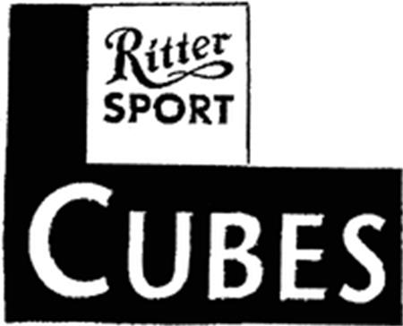 Ritter SPORT CUBES trademark