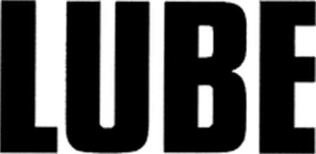 LUBE trademark