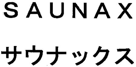 SAUNAX trademark