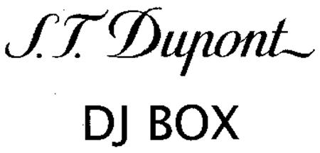 S.T. Dupont DJ BOX trademark