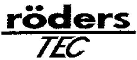 röders TEC trademark