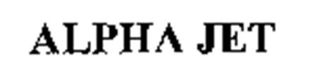 ALPHA JET trademark