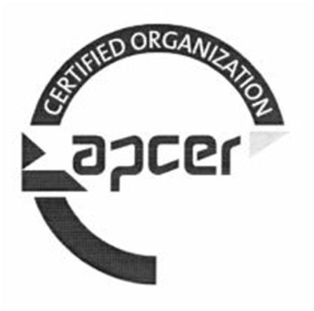 apcer CERTIFIED ORGANIZATION trademark