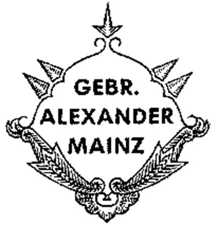 GEBR. ALEXANDER MAINZ trademark