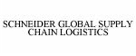 SCHNEIDER GLOBAL SUPPLY CHAIN LOGISTICS trademark