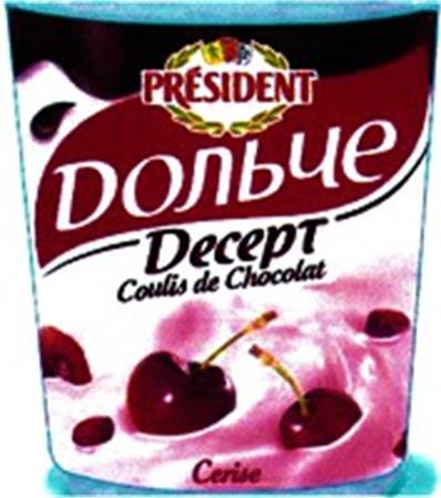 PRÉSIDENT Decept Coulis de Chocolat Cerise trademark