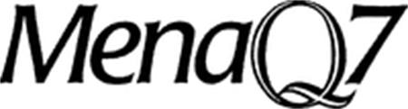 MenaQ7 trademark