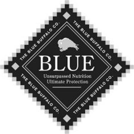 BLUE UNSURPASSED NUTRITION ULTIMATE PROTECTION THE BLUE BUFFALO CO. trademark